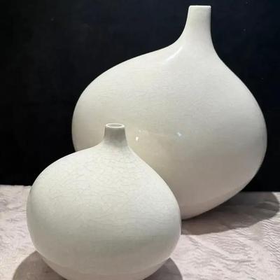 Dove vases by crate and barrel