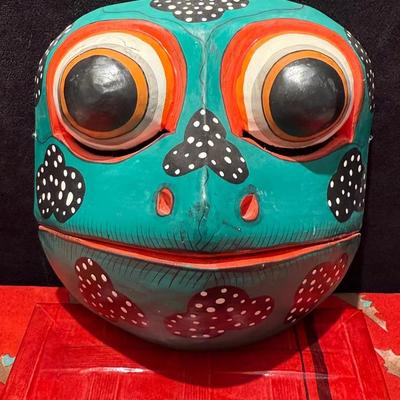 Balinese godogan frog mask