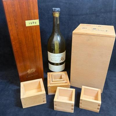 Launbade wine box other wooden boxes