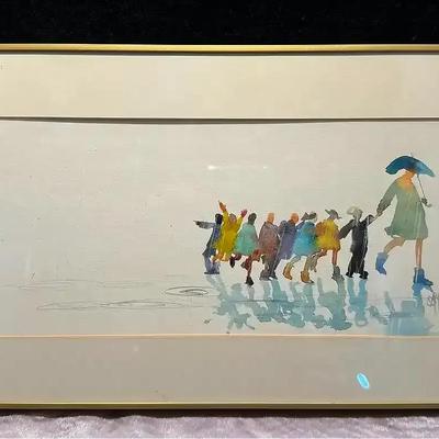 1981 danny mayes watercolor