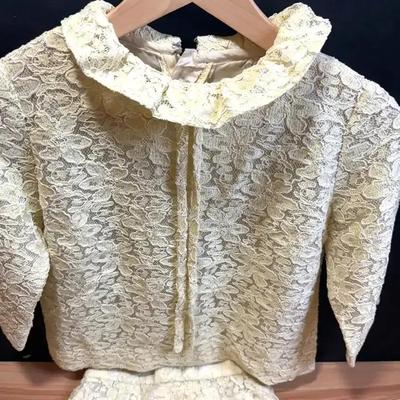 Vintage jacket skirt set
