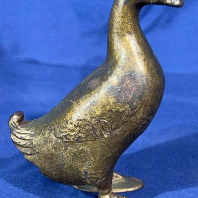 Cast Iron Duck coin bank