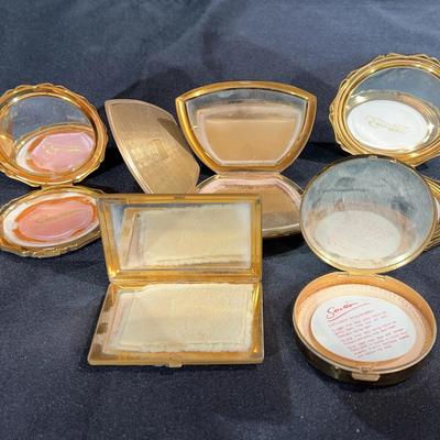 Collection of Vintage powder compacts, Stratton, Weisner, Elgin