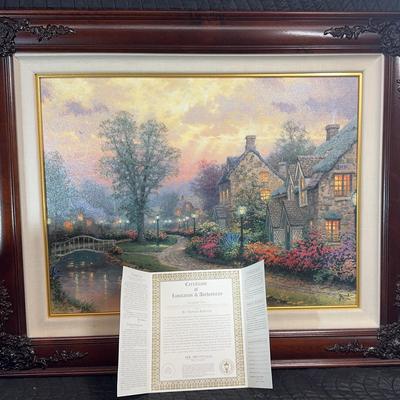 Thomas Kinkade, Lamplight Lane, 489/980