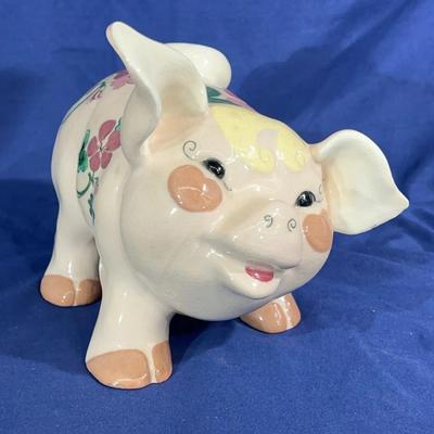 Vintage Kay Finch California Pottery pig figurine 