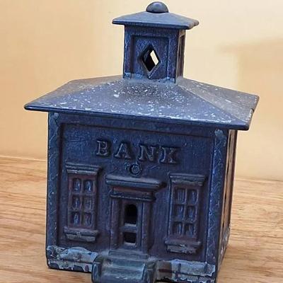 Vintage Cast Iron Cupola Bank Building