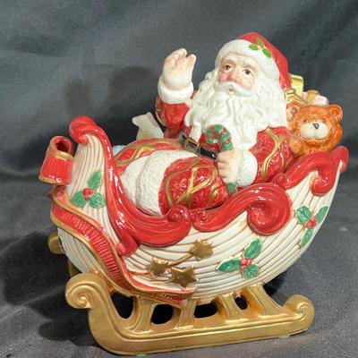 Fitz and Floyd Santa’s Sleigh 1993 figurine