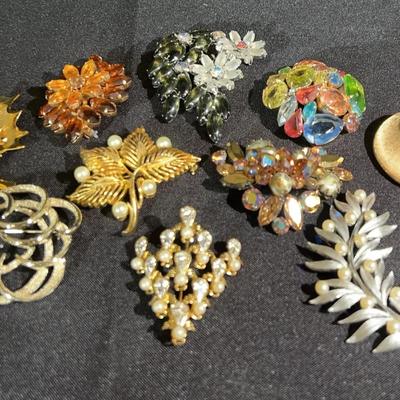 Collection of Vintage brooches
