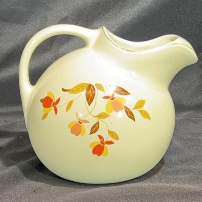 Vintage Hall China Autumn Leaf ball pitcher (#2)