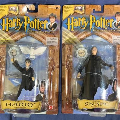 Mattel Harry Potter and the Sorcerer's Stone action figures from 2001