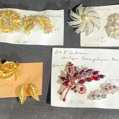 Collection of Vintage costume jewelry