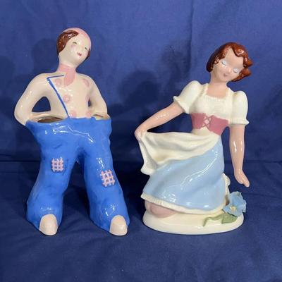 Vintage Heidi Schoop and Kim Ward ceramic figurines