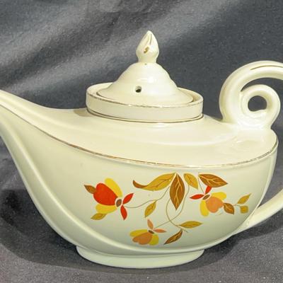 Vintage Hall China Autumn Leaf Aladdin teapot (#2)