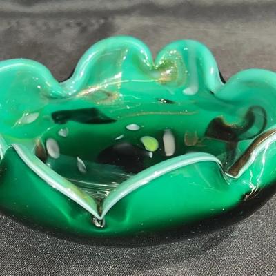 Vintage Murano glass ashtray