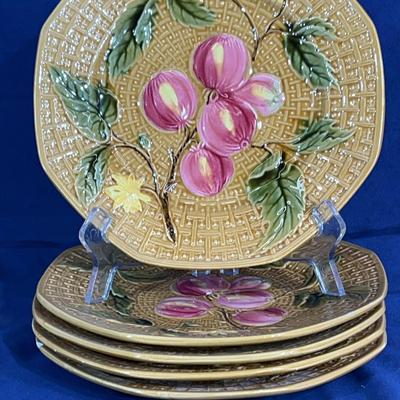 Antique German Majolica plates 