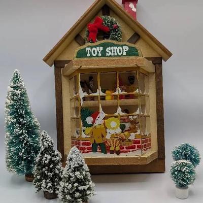 Enesco Toy Shop and Christmas Trees