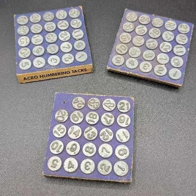 ACRO Hold-Tite Numbering Tacks