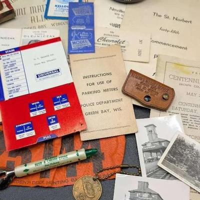 Green Bay and WI Ephemera 