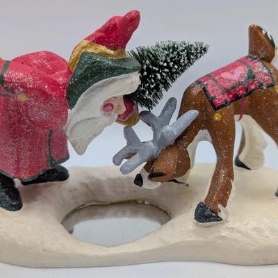 House of Hatten Santa and Reindeer