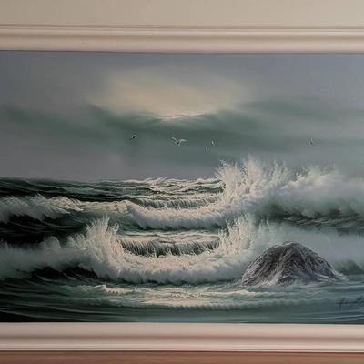 Seascape Painting by Hampton 