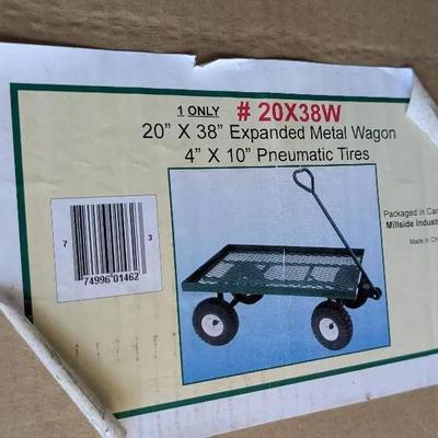 Millside Industries Metal Deck Wagon