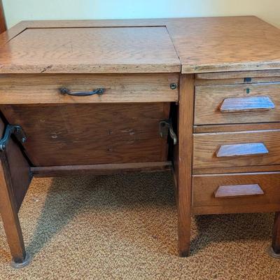 1920's Typewriter Desk
