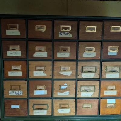 Dow Art Steel Card Catalog #1