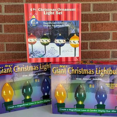Giant Christmas Lights for Lawn and Garden