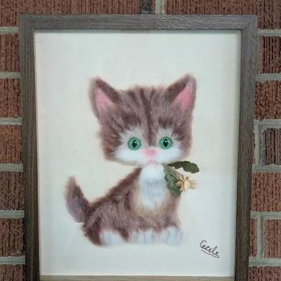 Japanese Bunka Framed Embroidery