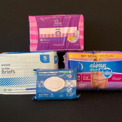 McKesson & Always Discreet Briefs - Small