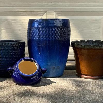 Glazed Ceramic Planters