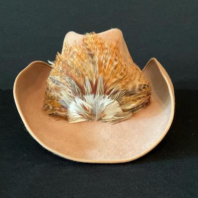 Betmar Wool Feathered Cowboy Hat