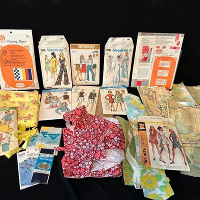 Vintage Patterns And Fabric