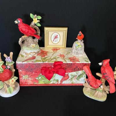 Christmas Red Birds 