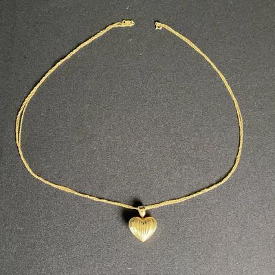 14k Heart Necklace