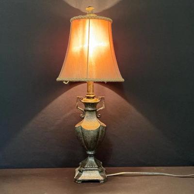 Vintage Brass Like Table Lamp