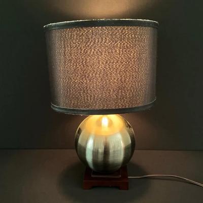 Brushed Metal Spherical Lamp