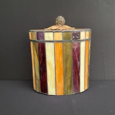 Stain-glass Lidded Box