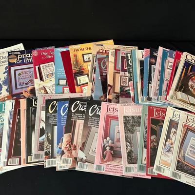 Leisure Arts & Cross Stitch Magazines 