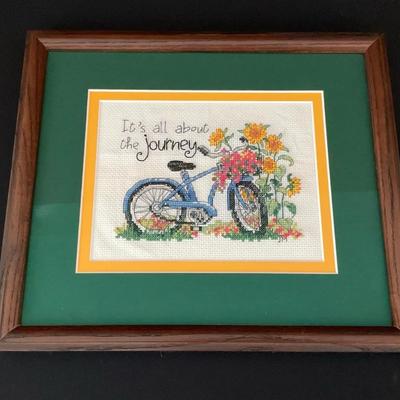 Vintage Cross Stitch  Frame 