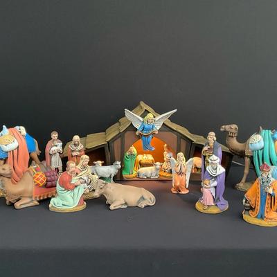 Atlantic Ceramic Nativity Scene 