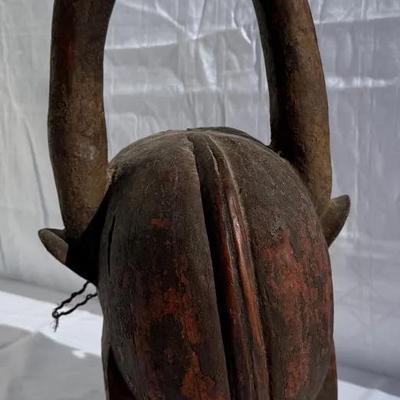 African Wooden Crest/Headdress, Likely Bamana (Bambara) People, Mali