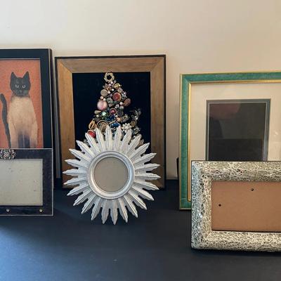 Elevate Your Walls: A Unique Collection of 6 Assorted SmallFrames!