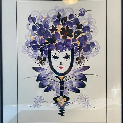 Victoria The Clown Signed Print by Pamela La Regina