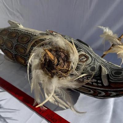 Latmul "Buedukha" (River Spirit) Fish Carving, Sepik River, Papua New Guinea