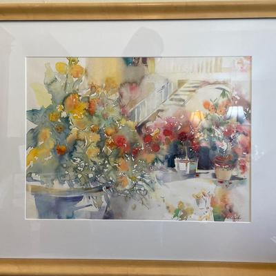 Original D. V. Frirhoffer Watercolor
