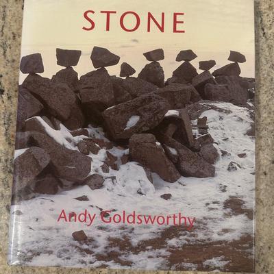"Stone" by Andy Goldsworthy - Hardcover Book 