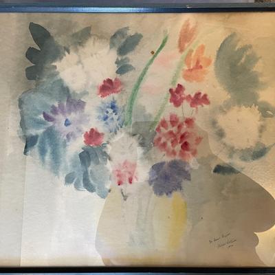 Original 1974 Watercolor – Vintage Charm with a Story