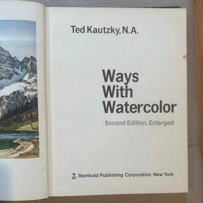 "Ways With Watercolor" by Ted Kautzky, Second Edition, Enlarged