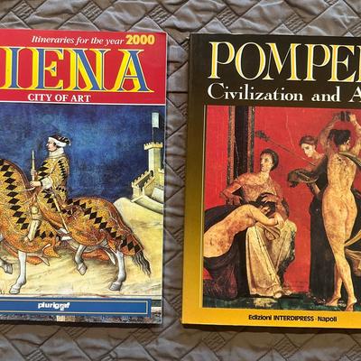 Siena & Pompeii Art and History Book Lot